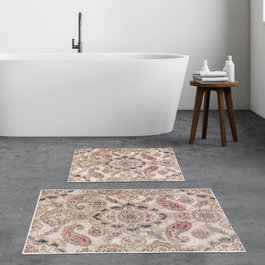 Mijölnir Juego de alfombrillas de baño Kt446 Multicolor